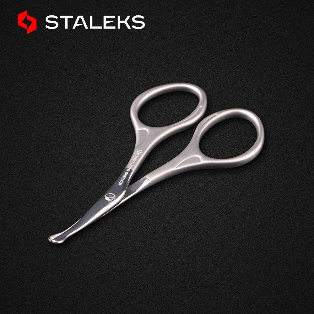 Staleks Sbc104 Premium Stainless Steel Round Angle Safety Makeup