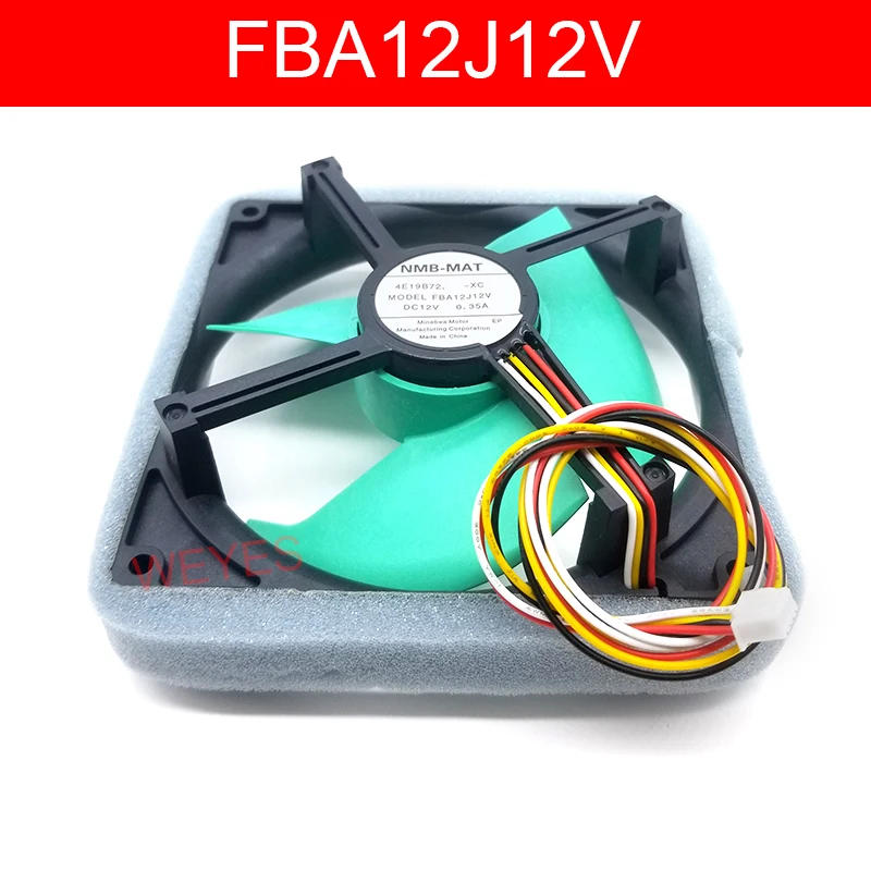 NEW for NMB-MAT FBA12J12V DC12V 0.35A 4-wire cooling fan