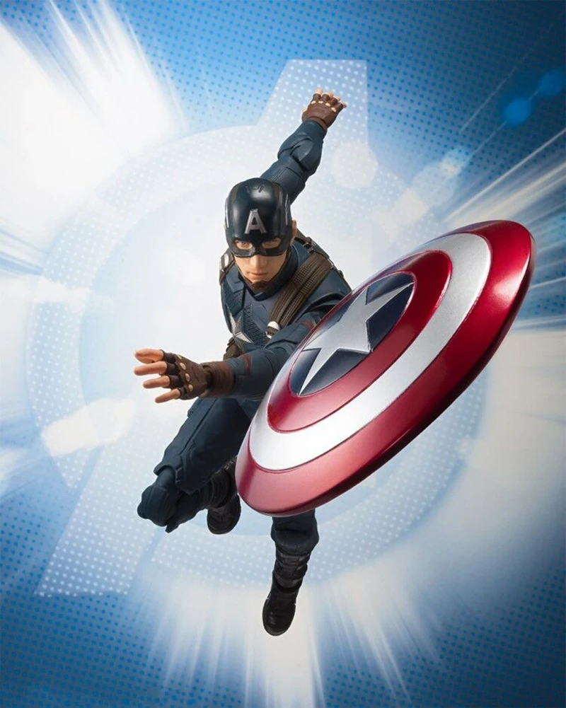 SHF Marvel Мстители 4 конечной игры Marvel Американский капитан Америка фигурка модель игрушка; подарок для детей