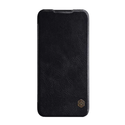 Для Xiaomi Redmi Note 7 Pro кожаный чехол NILLKIN Qin винтажный откидной Чехол-кошелек чехол для Redmi Note7 чехол из натуральной кожи - Цвет: Черный