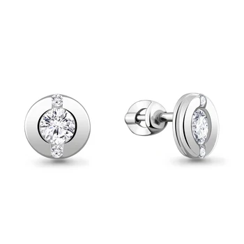 

AQUAMARINE earrings with cubic zirconia, cubic zirconia swarovski, Silver 925