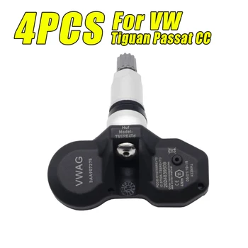 

4Pcs Tire Pressure Sensor Tiguan Passat CC Tire Pressure Monitoring System 3AA907275 3AA907275B TPMS 433MHz Tiguan Passat CC
