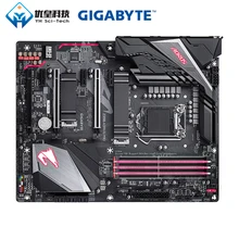 Оригинальная б/у настольная Материнская плата Gigabyte GA-Z390 AORUS PRO Z390 Socket LGA 1151 Core i7/i5/i3/Pentium/Celeron DDR4 64G ATX