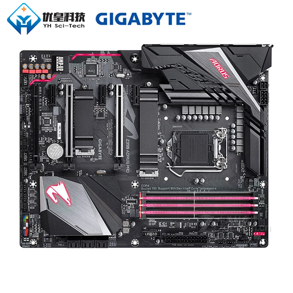 

Original Used Desktop Motherboard Gigabyte GA-Z390 AORUS PRO Z390 Socket LGA 1151 Core i7/i5/i3/Pentium/Celeron DDR4 64G ATX