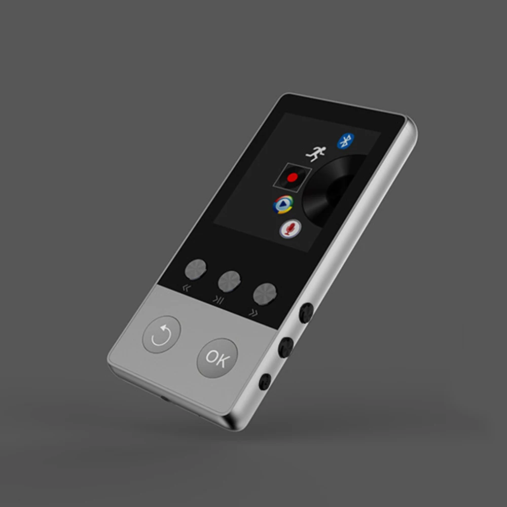 Портативный спортивный MP3 плеер без потерь звук HIFI MP4 видео Bluetooth TFT экран 8 Гб Объем памяти поддержка 64 ГБ sd-карта