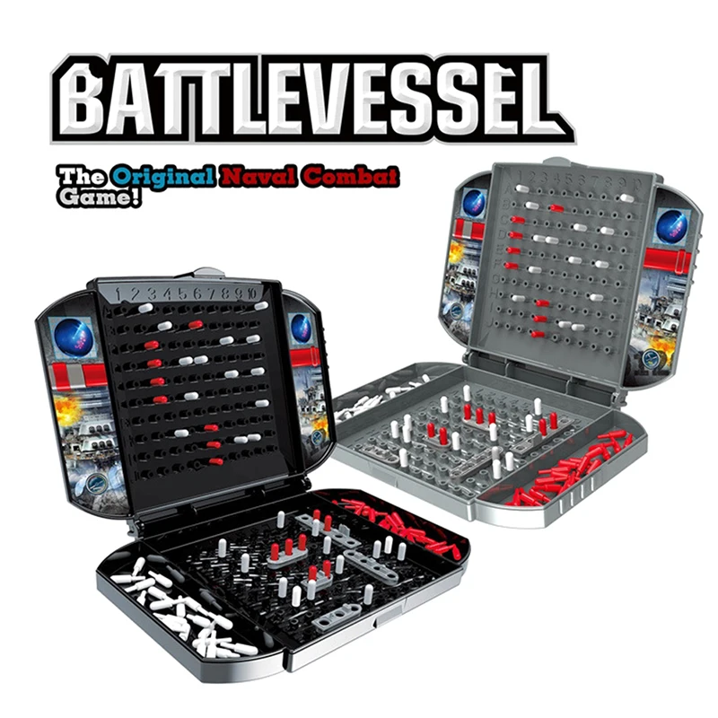 Battleship The Classic Naval Combat Strategy Board Games Board Game Classic Puzzle Game Random Color Box Packaging