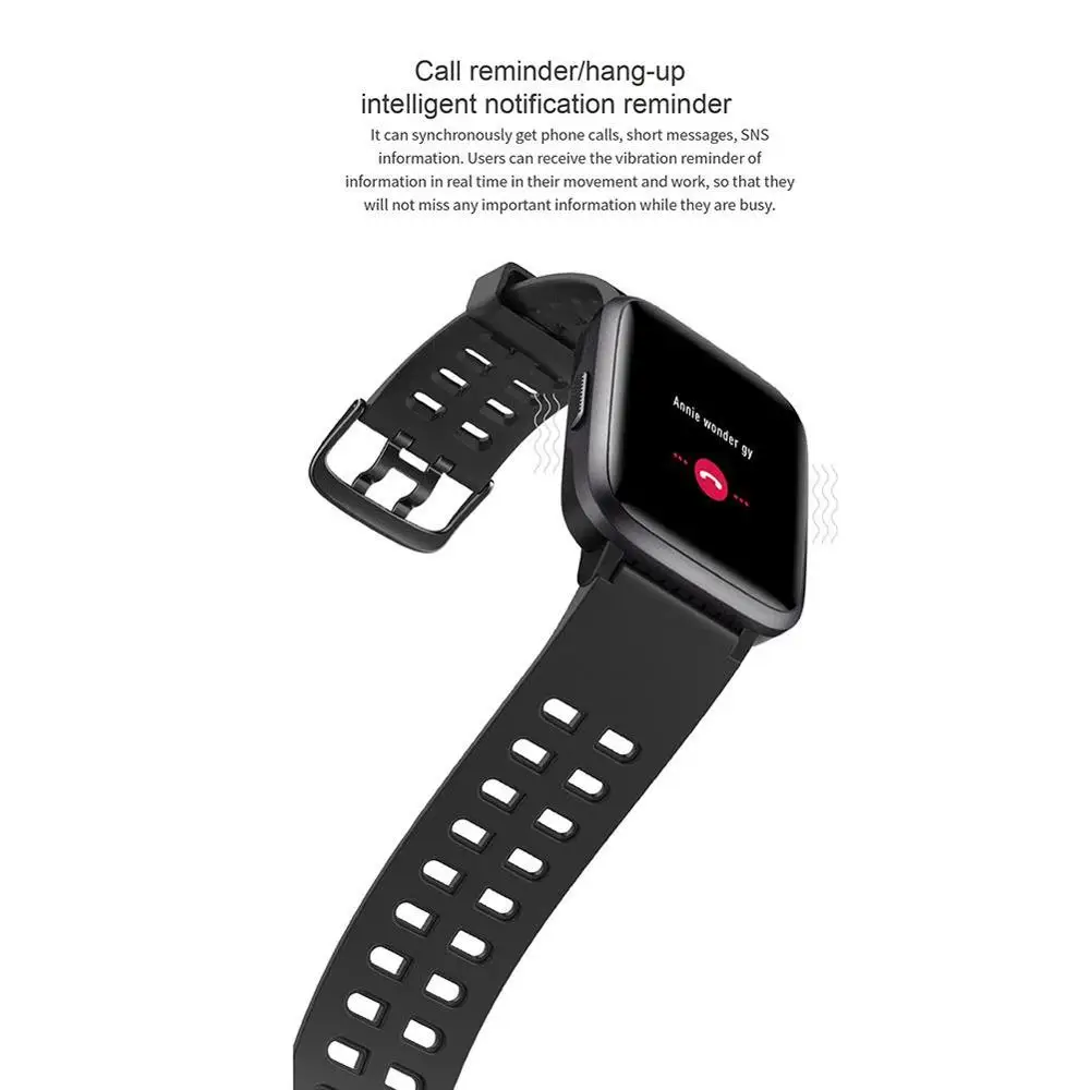 Vwar F9S 1,3 дюймов полный сенсорный экран Smartwatch IP68 Водонепроницаемый трекер сердечного ритма Смарт-часы для iPhone huawei Apple Phone