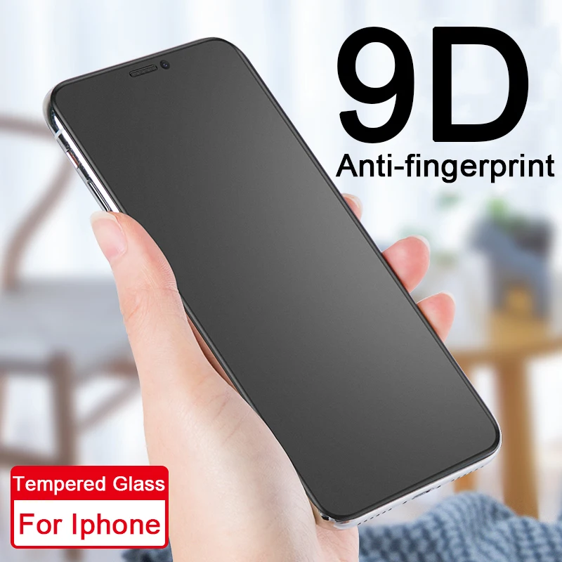 Закаленное стекло 9D с защитой от отпечатков пальцев для Apple iphone 11 Pro Max XR XS 10 xsmax 11pro