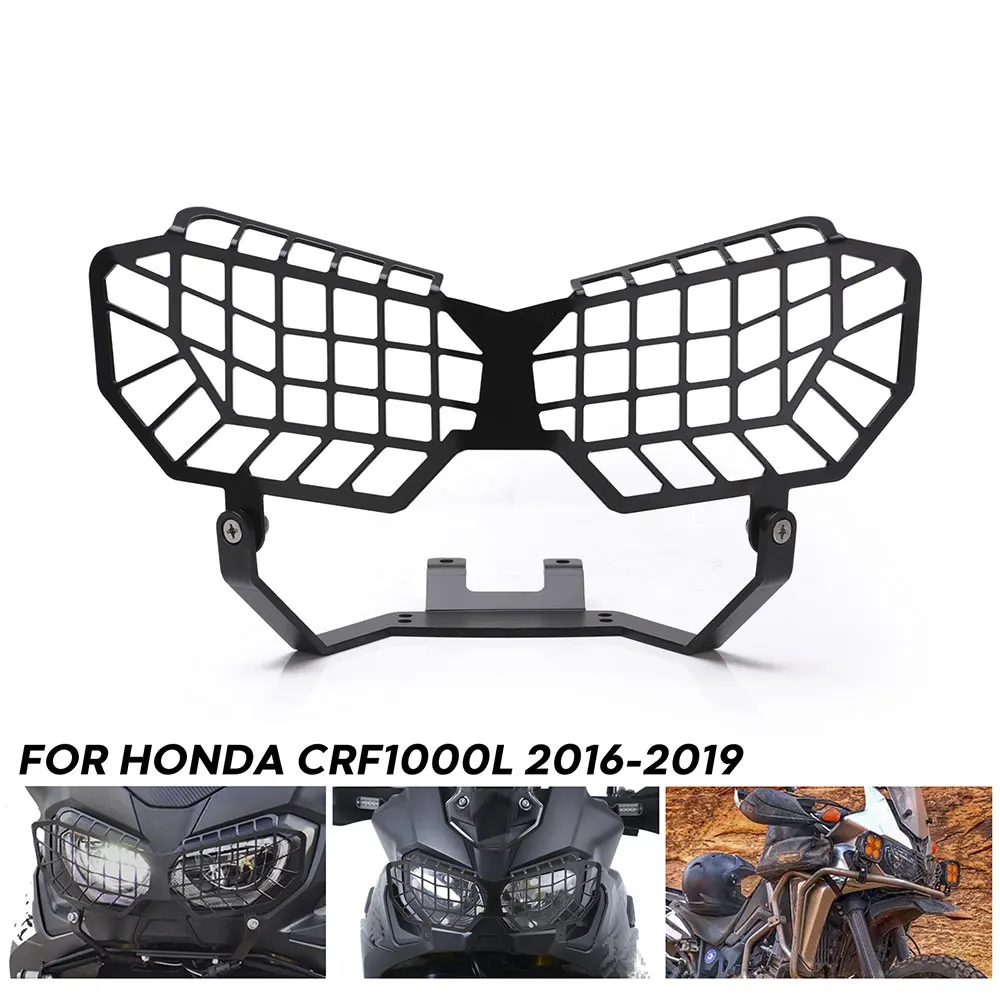High Quality Motorcycle Headlight Grille Guard Cover Head Light Lamp Protector For CRF1000L 2016 2017 | Автомобили и мотоциклы