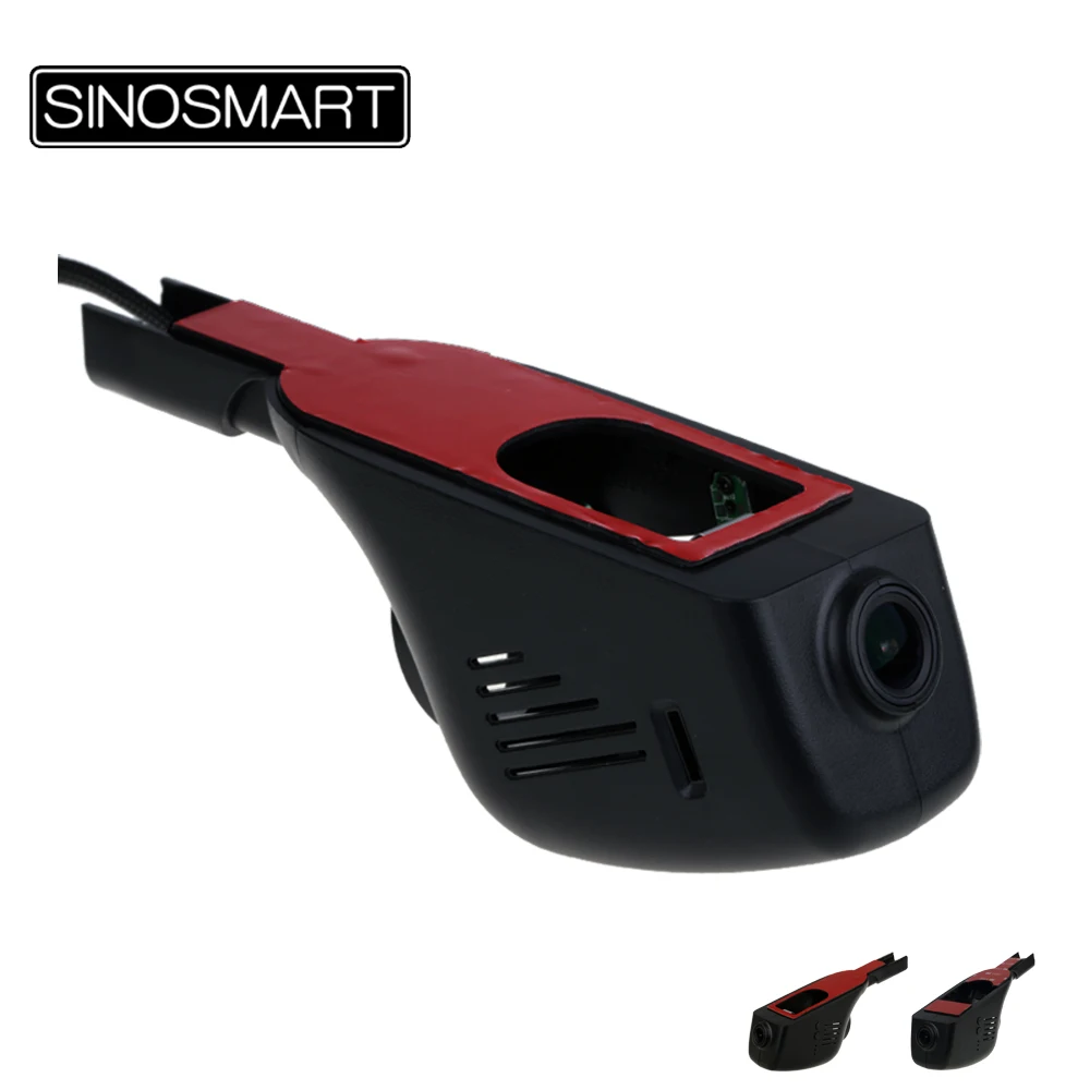 SINOSMART Novatek 96658 специальная автомобильная Wifi DVR камера для Vios Corolla RAV4 YARIS Camry C-HR Crown Highlander Avalon управление приложением