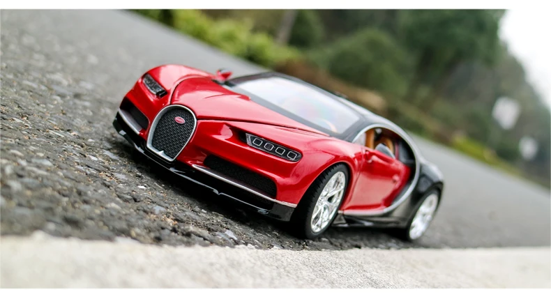 1: 24 ткань Chiron гэдди автомобиль модель спортивного автомобиля брелок для автомобильных ключей, модель, оригинальные, фабричные, по цене производителя, коллекция