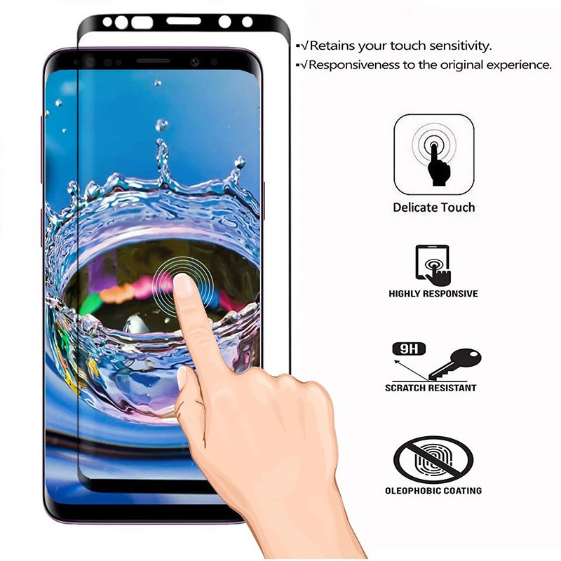 2020 закаленное стекло для Samsungs10 plus s9 Защита экрана note10 10 s20 s20plus s20ultra полное
