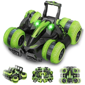 

Remote Control Stunt Car Twisting Vehicle Light 360 Degree Flips Rotating Tumbling Luxury RC Stunt Car Toy Gift Kids Adults
