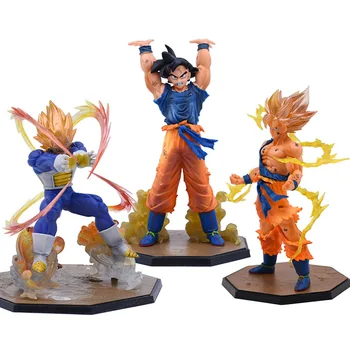 

Anime Dragon Ball Z Zero Vegeta Son Goku Genki Dama Spirit Bomb Action Figure Toy DragonBall Super Saiyan Figures Brinquedos