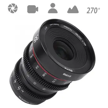 

Meike 35mm T2.2 Manual Focus Aspherical Portrait Cinema Lens M4/3 Mount for Olympus GH5 G7 G9 GX7 G6 GX9 E-P5 Camera