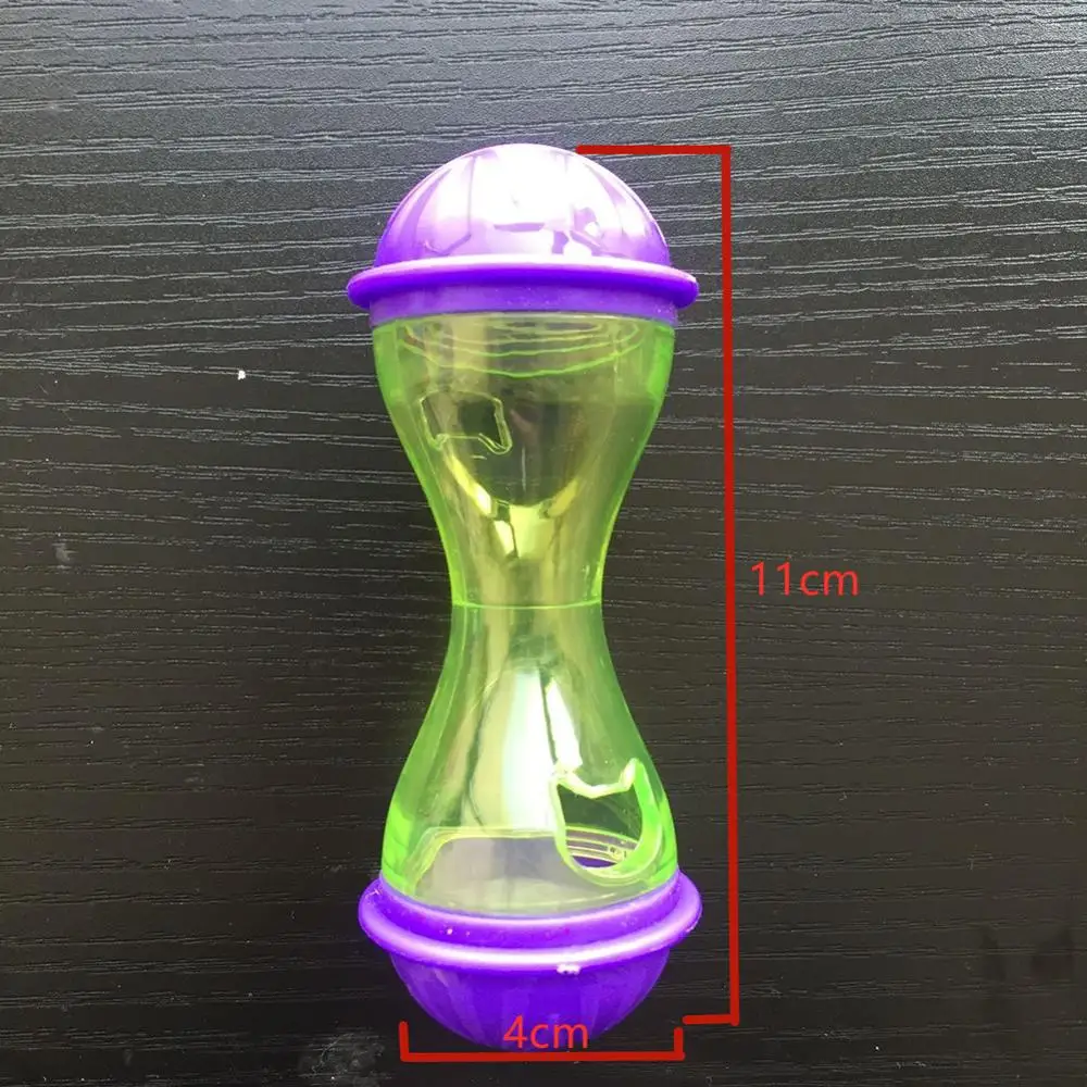 purple Интерактивная игрушка для кошек, мячик, умнее, игрушки для домашних животных, мячик для еды, дозатор для еды, мячи для кошек, принадлежности для домашних животных, игрушка-стакан - Цвет: purple