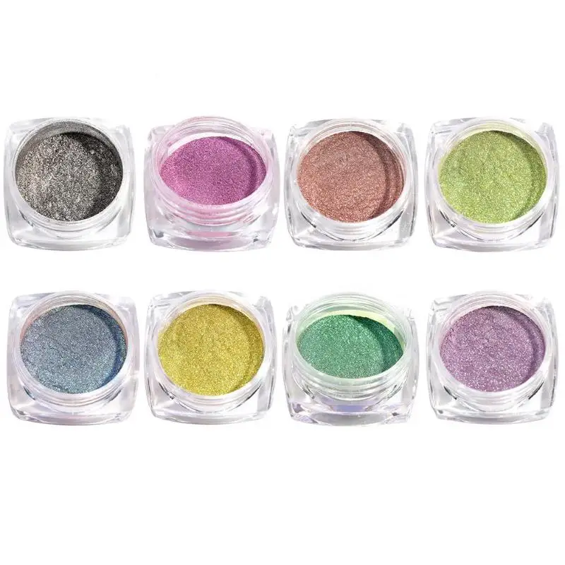 

3D Nail Glitter Powder Cat Eye Effect Mirror Dust Magnet for Nail UV Gel Polish a Hundred Sets No Granularity Delicate