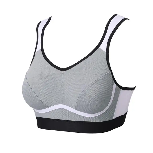 SYROKAN Women s High Impact Support Moisture wicking Bounce Control Workout Wirefree Non Padding Plus Size