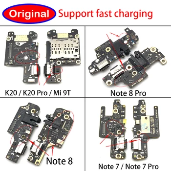 

Original USB Port Charger Dock Plug Connector Charging Board FLex Cable For Xiaomi Mi 9T Redmi K20 Note 7 8 Pro Microphone Board