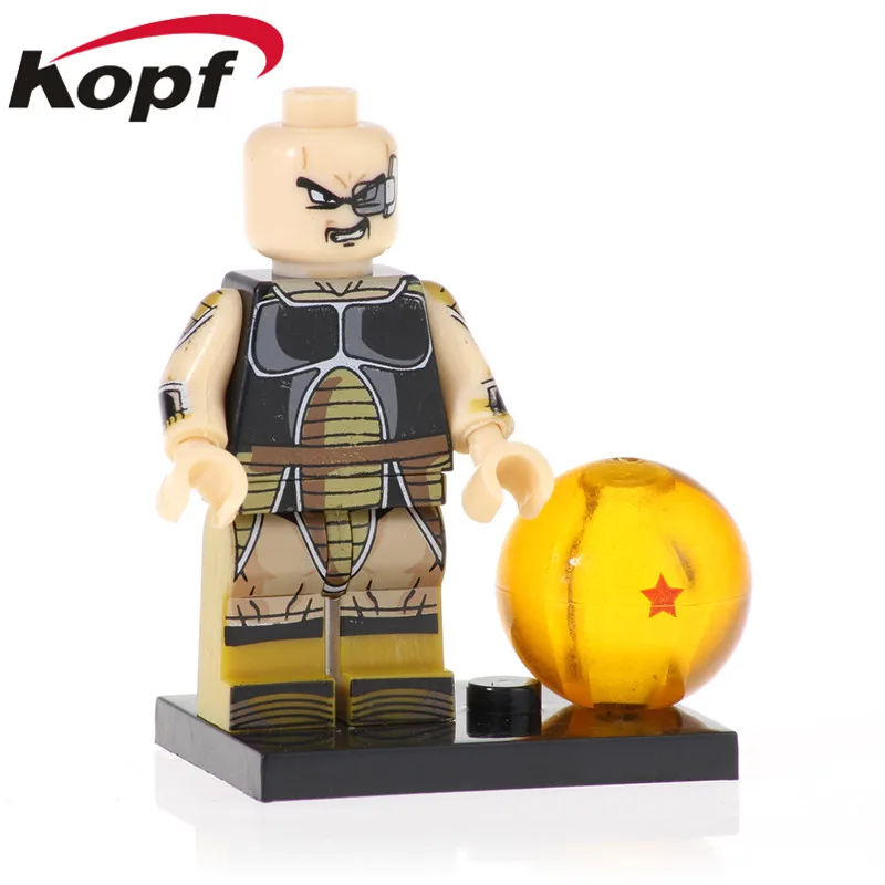 20 шт. PG1461 Dragon Ball Goku Black Nappa Son Goku Burdock Torankusu Android 18 строительные блоки куклы кирпичики для детей игрушки - Цвет: PG1458 20Pcs No Box