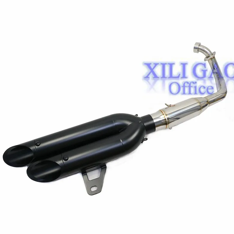Полный выхлоп Системы глушитель мотоцикл для Honda FORZA 300 FORZA300 год спереди Магистральная труба Escape moto слипоны