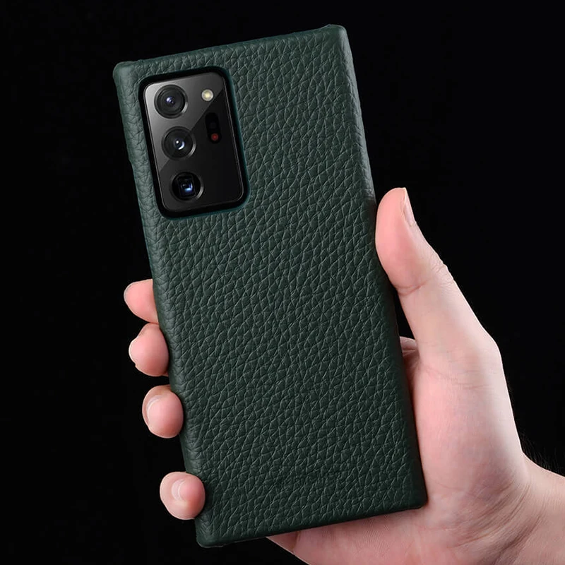 Genuine Leather Case for Samsung Galaxy S21 Ultra 5G High Quality Luxury Business Phone Back Cover for Samsung Note 20 Ultra