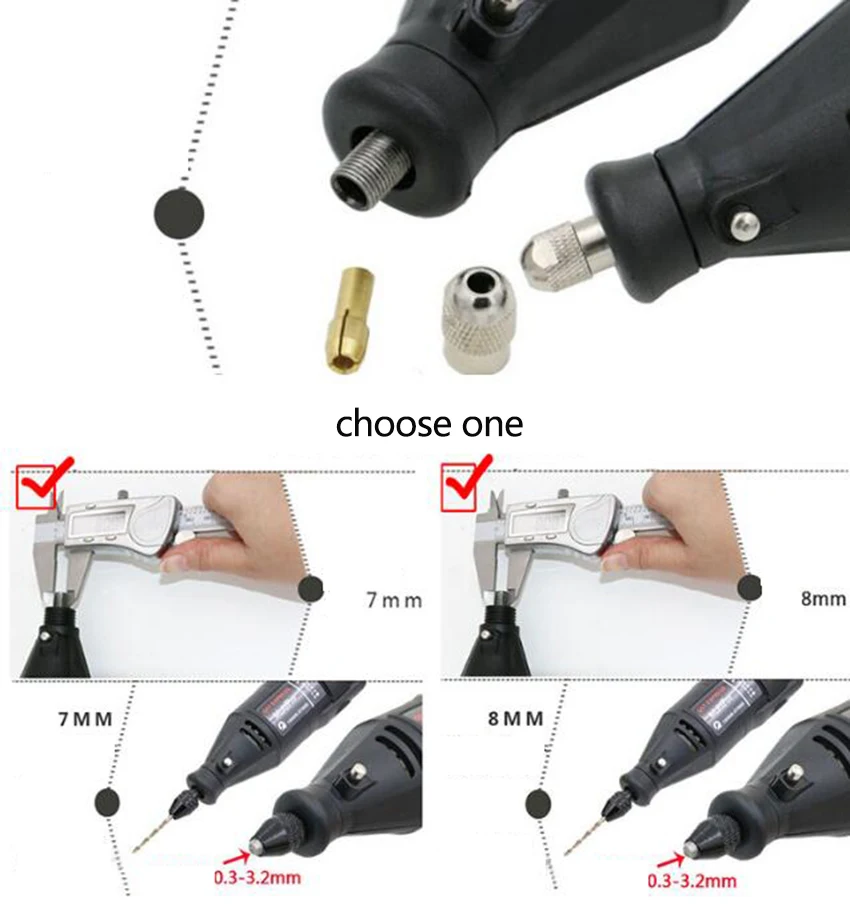 Electric Rotary Tool Grinder Mini Drill Mini-mill Grinding Machine Engraving Pen Electric Drill DIY Drill Style New 180W