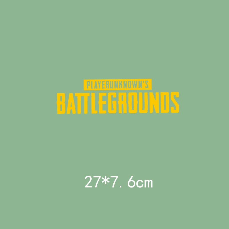 Новые Панк PUBG полосы термо-Стикеры для одежды на наклейки для одежды приклеенные железные частички для одежды Аппликации термочувствительные патчи