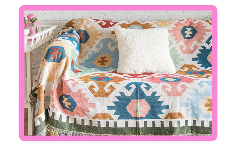 Винтажная для дивана вязаное одеяло для дивана декоративное покрытие высокого качества сшитое путешествие самолет одеяло оздоровительный коврик