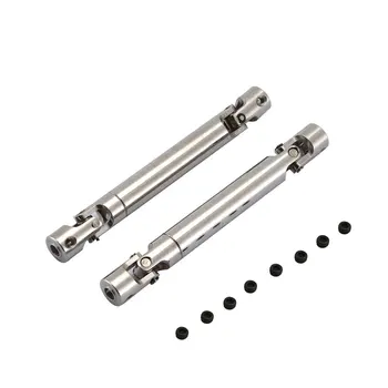 

2Pcs Steel Cardan Shaft Metal Universal Drive Shaft With CVD 90-115mm/110-150mm For 1/10 Models RC Car SCX10 D90 AXIAL Crawler