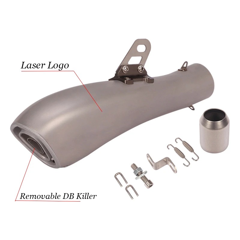 Universal 60mm Modified Motorcycle Exhaust Pipe GP DB Killer Escape Slip on Muffler For YZF R1 R3 R6 CBR500 Z800 XJ6 Mt07 CB400 - Image 5