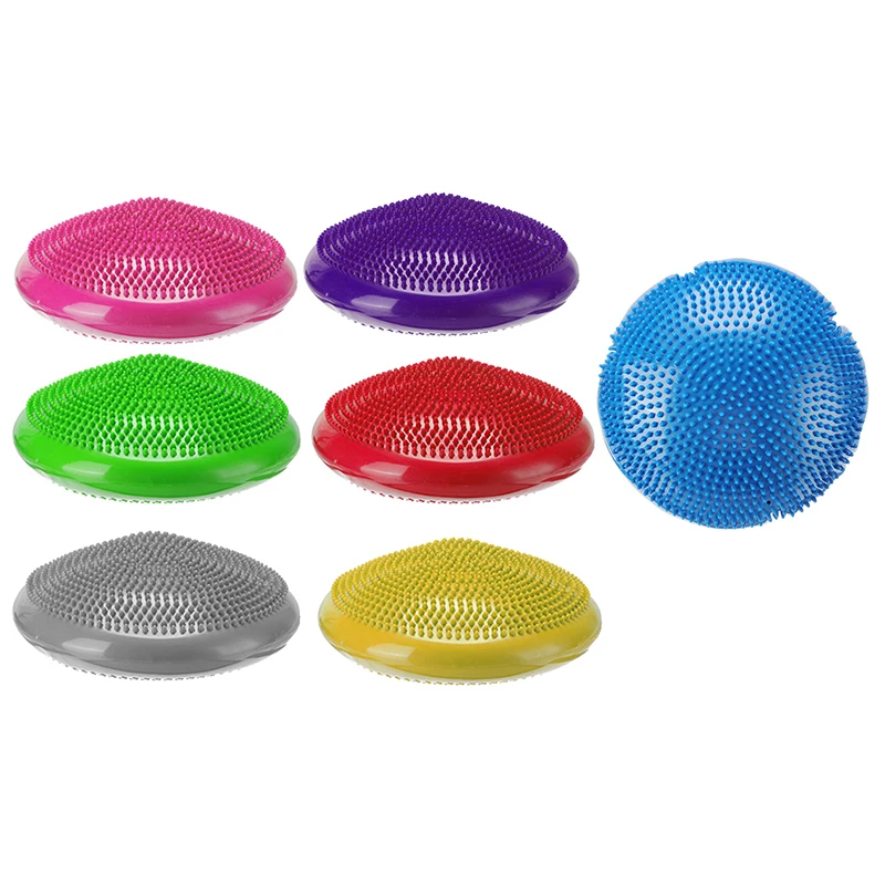 

33cm Inflatable Yoga Massage Ball with Pump PVC Massage Exercises Trainer Stability Balancing Ball For Gym Pilates Sport Fitness