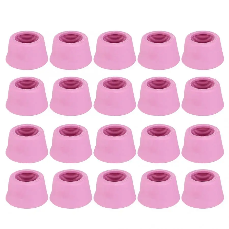 

Ceramic Shield Cup 20pcs AG-60 SG-55 Plasma Torch Shield Cup Plasma Cutter Consumables Nozzles