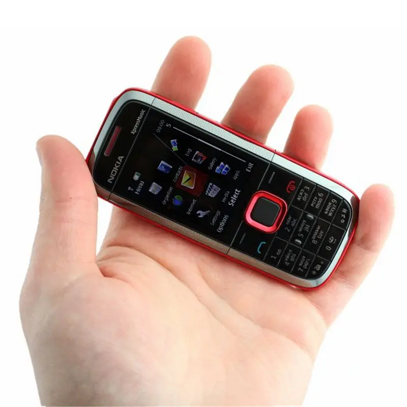 Разблокированный телефон Nokia 5130 XpressMusic 5130XM мобильный телефон Bluetooth FM Поддержка Русская клавиатура сотовый телефон