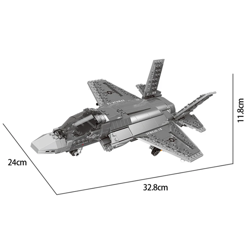 XINGBAO 06022 военные строительные блоки A10 боец Thunderbolt II wartog Fighter DIY WW2 самолет кирпич