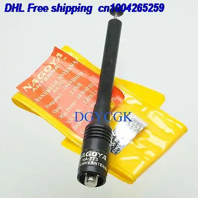 

DHL 50pcs Antenna NAGOYA NA-773 NA773 dual-band 144/430MHZ SMA female NO PIN MOTO+RO+LA antenna 22-a