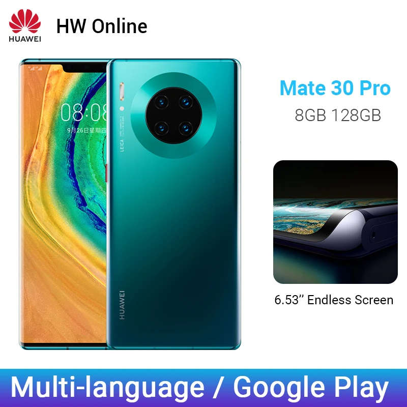 Huawei mate 30 Pro мобильный телефон 6,53 ''Kirin 990 Octa Core 40MP Quad камера смартфон 4500 мАч 40 Вт быстрое зарядное устройство для мобильного телефона