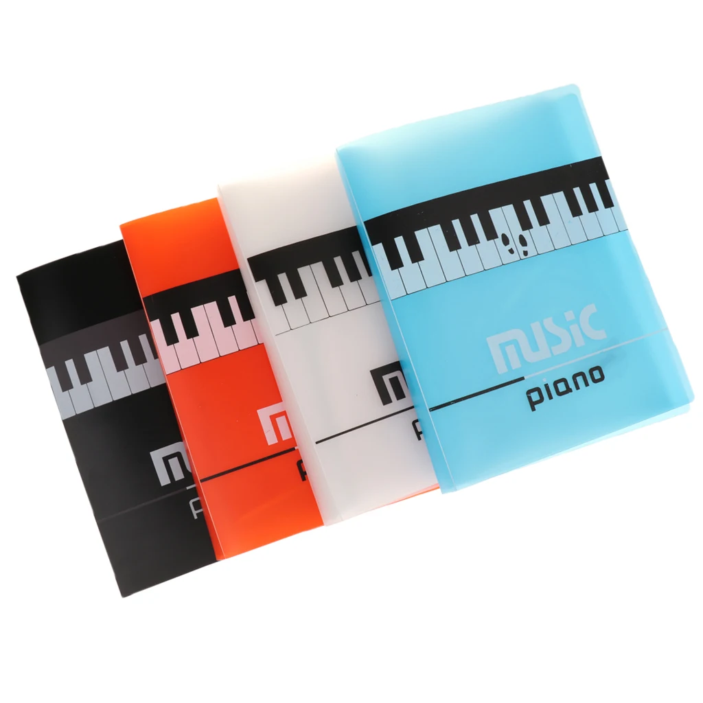 

ABS A4 40 Pages Music Sheet Folder Data Documents Paper File Organiser