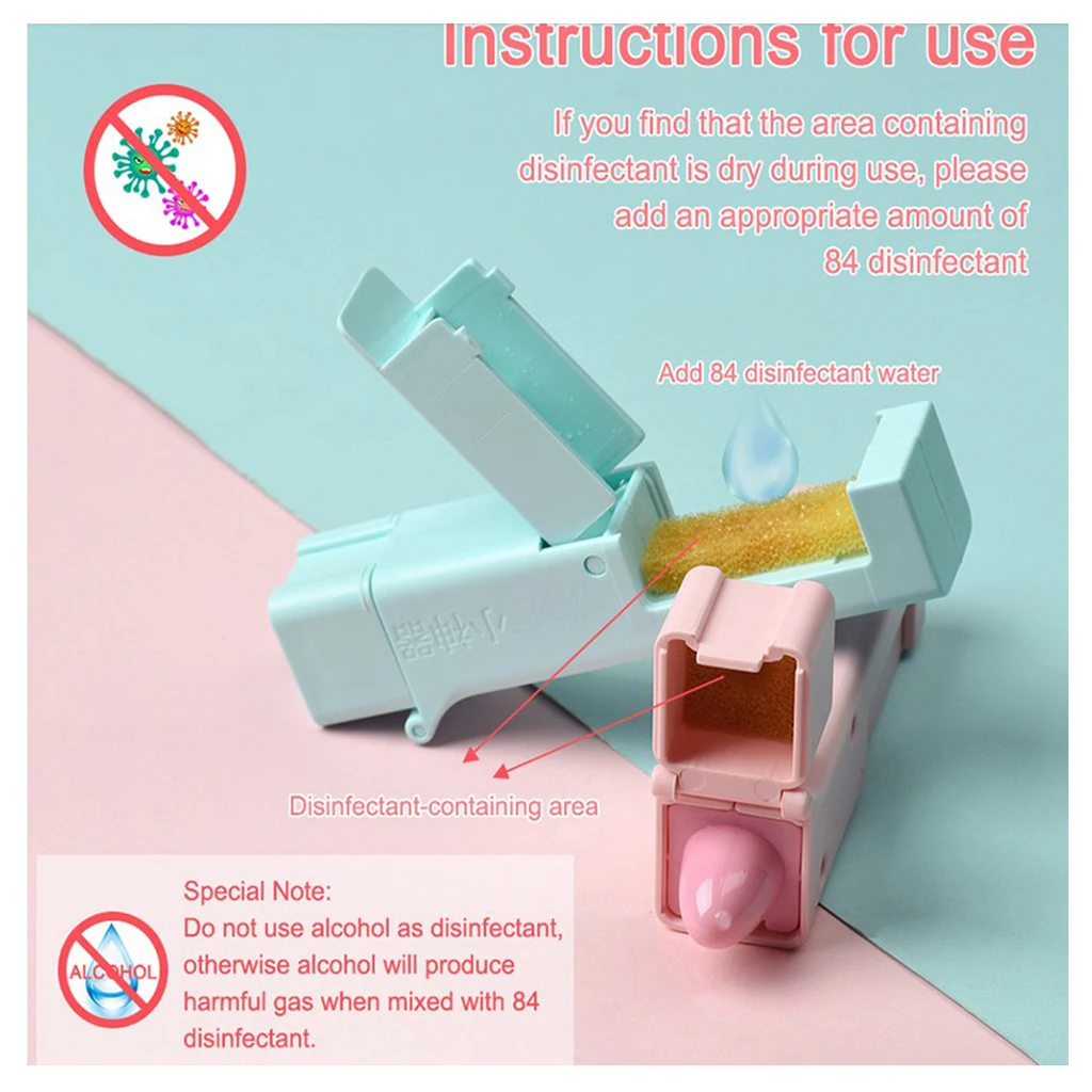 Elevator Button Press Tube Self-cleaning Home Office Door Handle Grip Clamps Door Handle Pull Clamp Elevator Button Press Pen