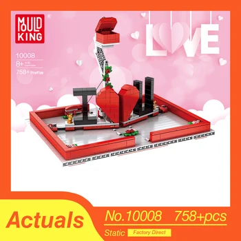 

MouldKing Fit Lepining Idea Love 520 Creative Bricks The Romantic Story Book Models Building Blocks Toys Valentine's day Gifts