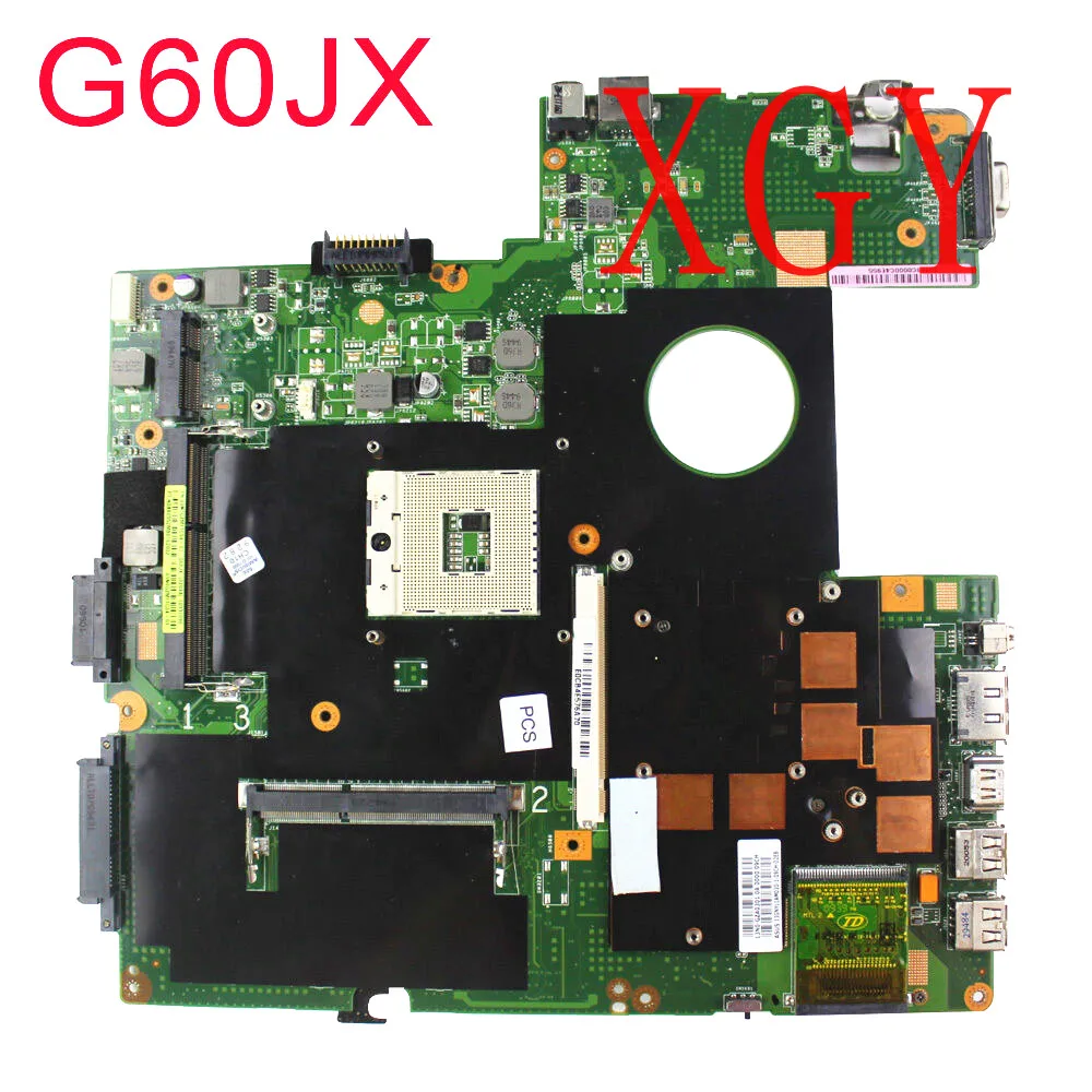 

Laptop Motherboard For Asus G60JX G51J G60J G51JX REV2.0 Non-integrated DDR3 HM55 100% Tested OK