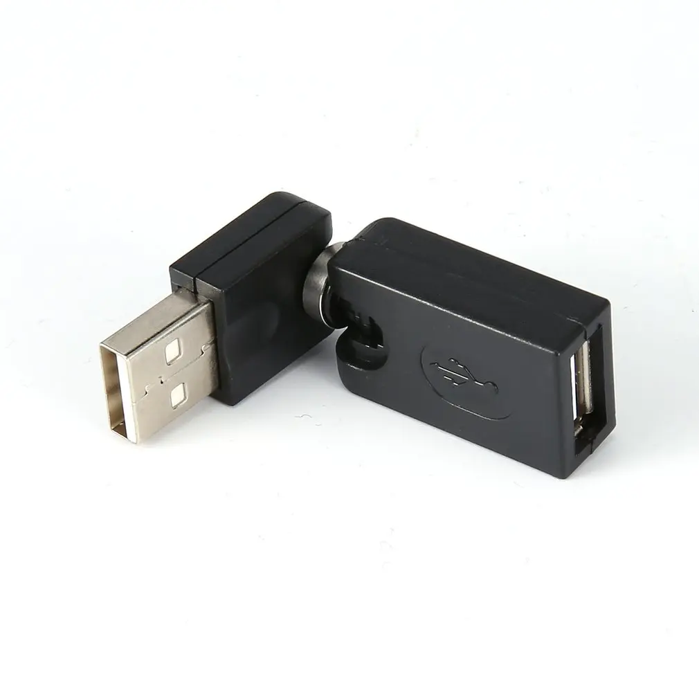 USB 2,0 папа к USB мама 360 градусов угол вращения удлинитель адаптер Горячий