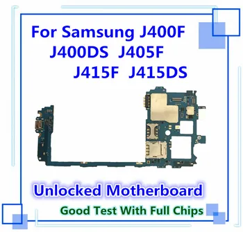 

Unlocked MB for Samsung Galaxy J4 J400F J400DS J405F J415F J415DS Motherboard single/dual SIM with chips logic board Android OS