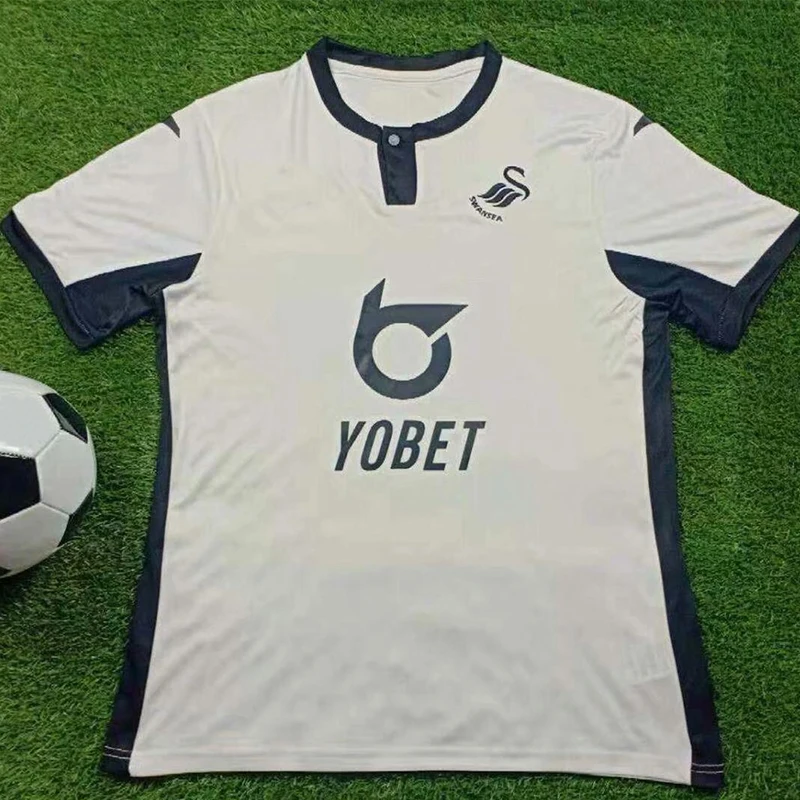 Мужские футболки Swansea Camiseta de futbol 19/20 Maillot de foot Futbol Camisa футболки для бега