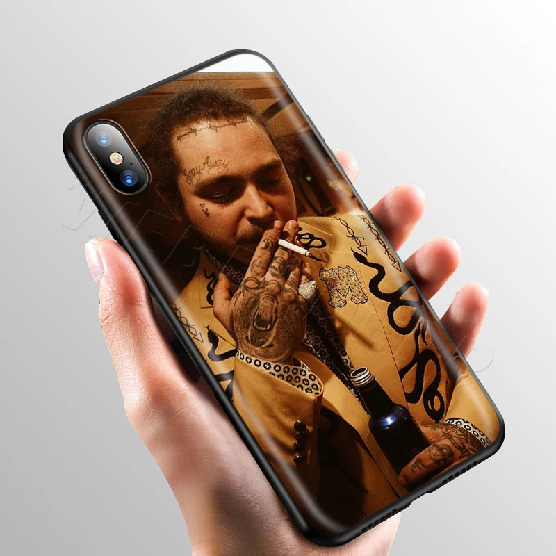 4 Webbedepp Post Malone Beerbongs чехол для Apple iPhone 11 Pro XS Max XR X 8 7 6 6S Plus 5 5S SE - Цвет: 4