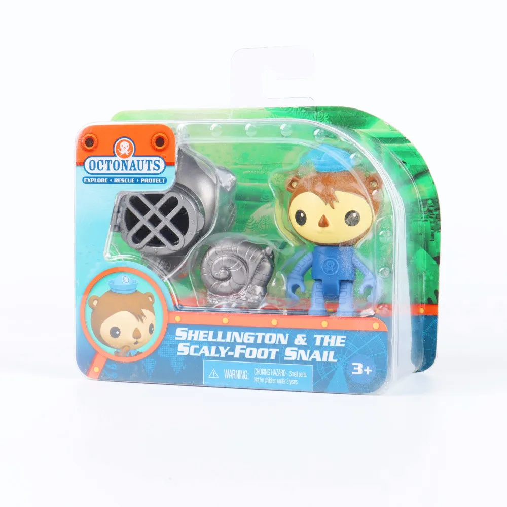 Octonauts 6 Different styles Barnacles Peso Kwazii Tweak Vegimal Gift box Anime Mini Action Figure Model Toys Christmas Gift