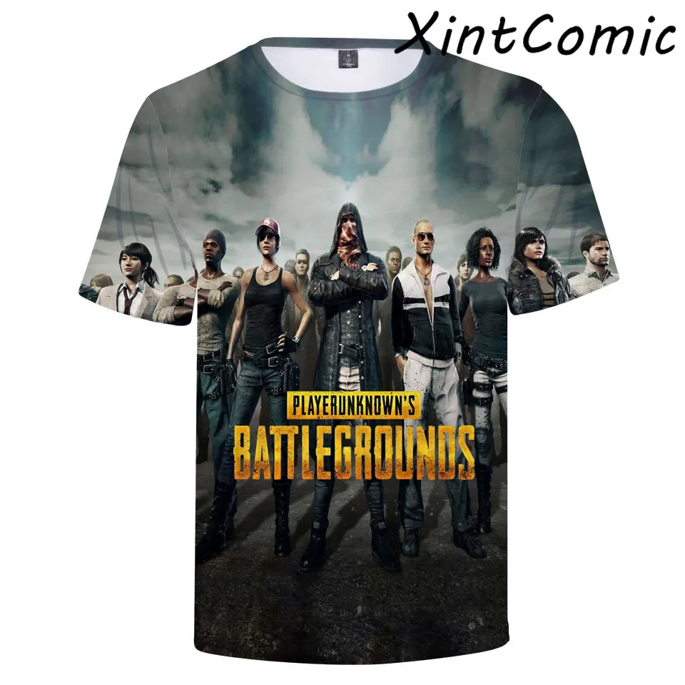  Game PUBG 3D t shirt Men/women Aikooki Fashion Playerunknown's Battlegrounds Men's Adult t shirt PU