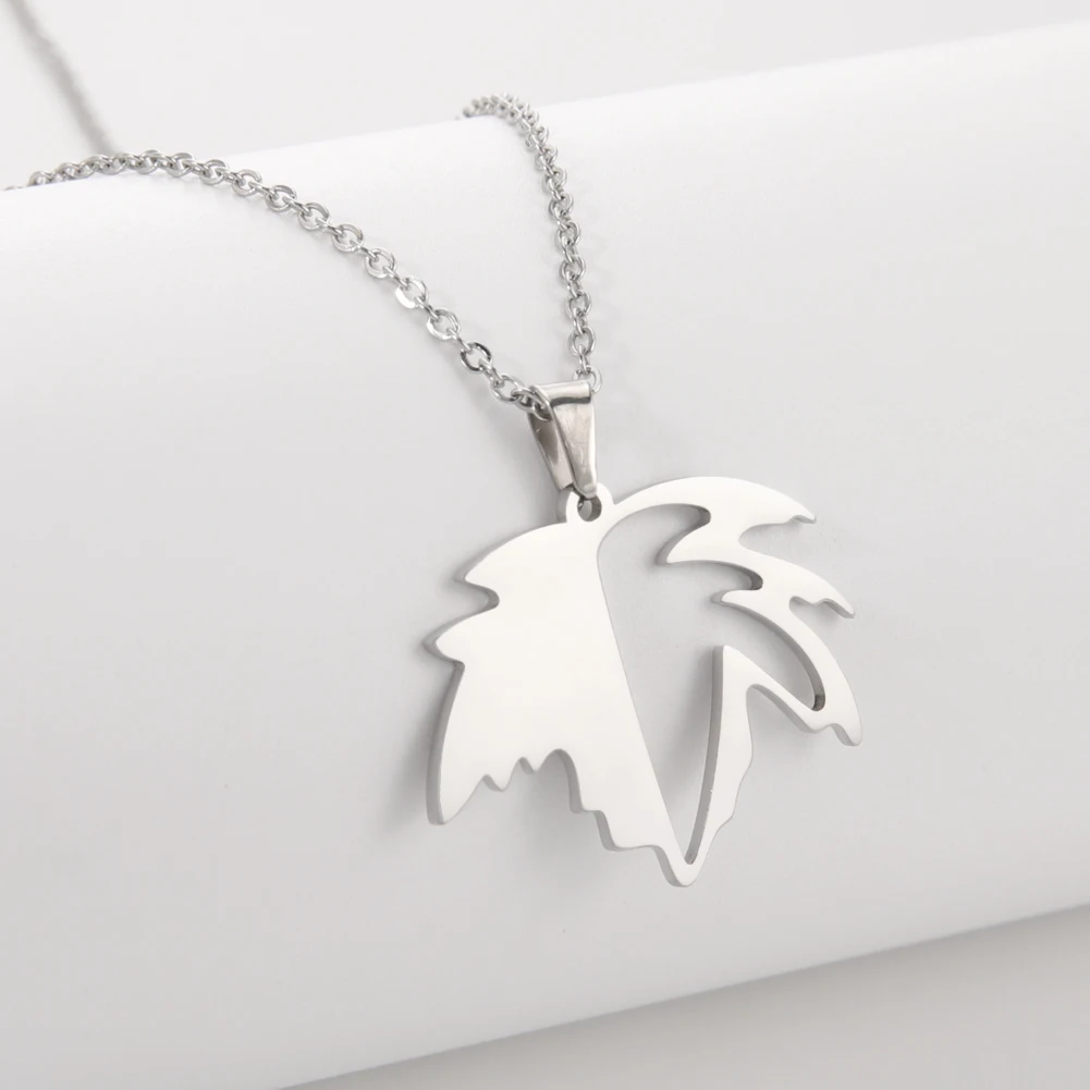 COOLTIME Edelstahl-Stern-Anhänger-Halskette für Frauen, Herzen, Mond, Stern, Sonne, afrikanische Karte, Charm, Geburtstagsschmuck, Geschenk – Detail 26