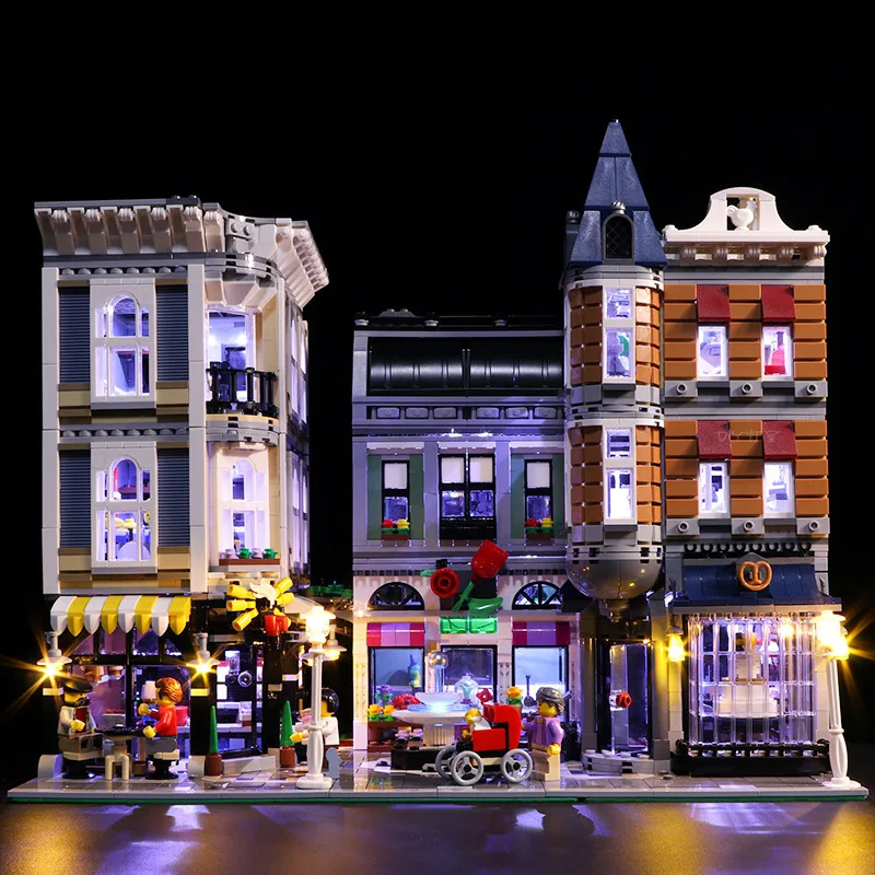 

4002pcs Street View Series Bricks Figures Compatible Legoings Technic 10255 City Assembly Building Blocks Toy Gifts for Children