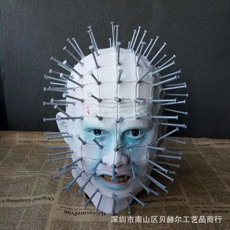 Hellraiser маска для ногтей повязка на голову COS Хэллоуин ужас кино и телевидения характер игровой ад город